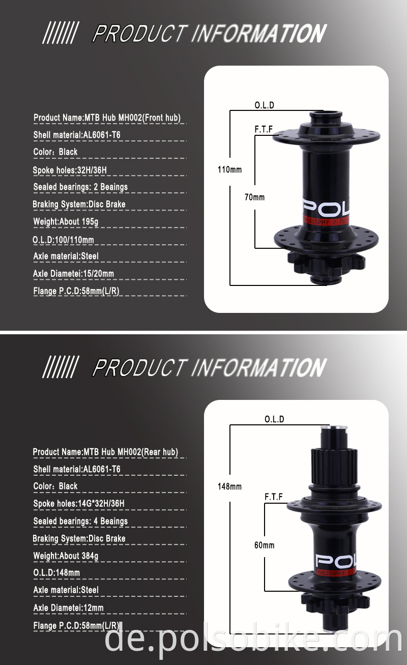 mtb hub 100mm